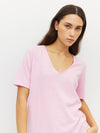 JHL V-Neck T (Fine Cotton Cashmere) Candy Marle