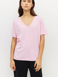 JHL V-Neck T (Fine Cotton Cashmere) Candy Marle
