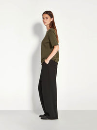JHL Crew T (Fine Cotton Cashmere) Nori