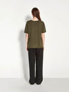 JHL Crew T (Fine Cotton Cashmere) Nori