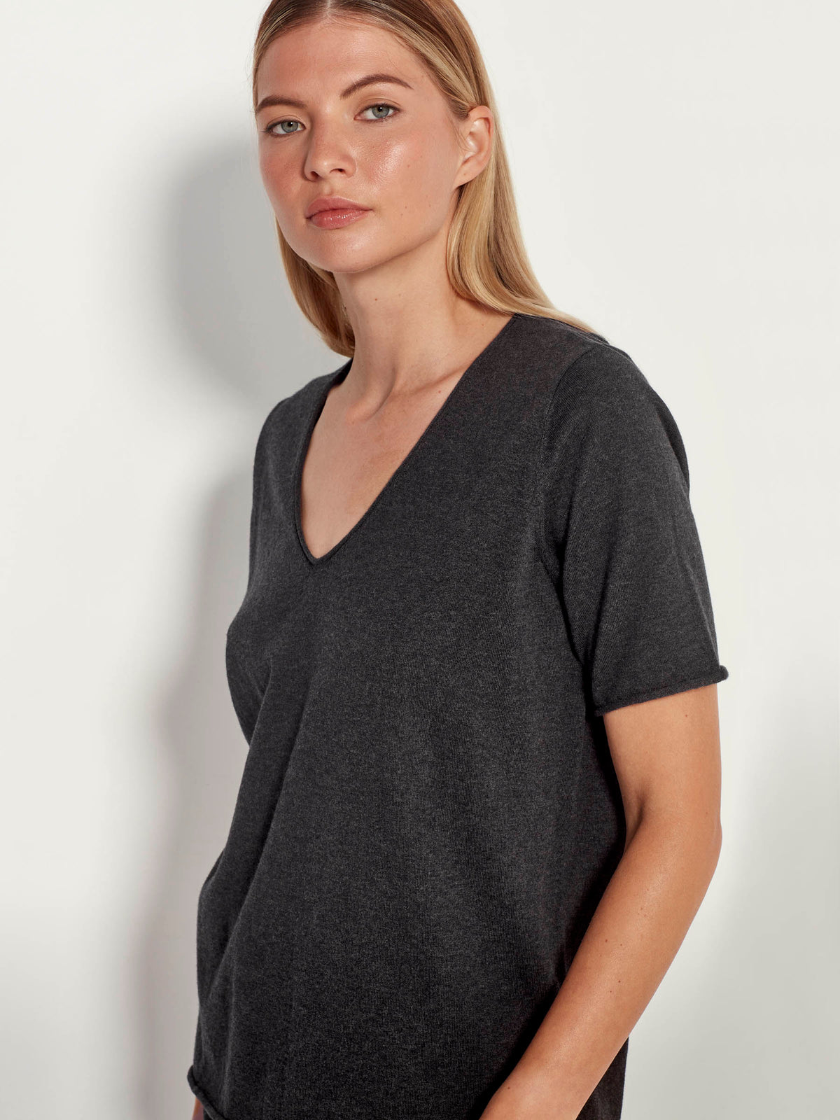 Juliette Hogan Long Sleeve Fancy T - Gloss Black
