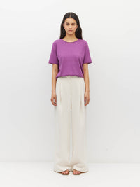JHL Crew T (Fine Cotton Cashmere) Iris Marle