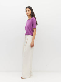 JHL Crew T (Fine Cotton Cashmere) Iris Marle