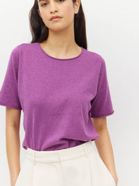 JHL Crew T (Fine Cotton Cashmere) Iris Marle