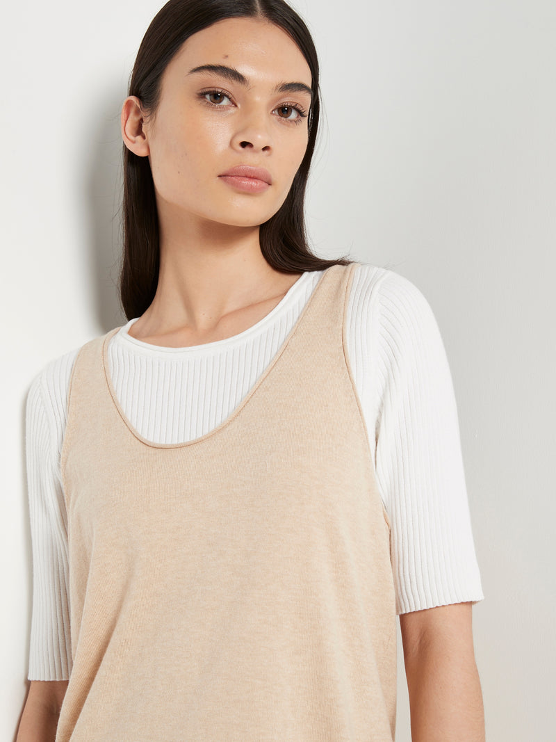 JHL Tank (Fine Cotton Cashmere) Sand