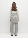 JHL Crew L/S T (Fine Cotton Cashmere) Soft Grey Marle