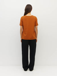 JHL Crew T (Fine Cotton Cashmere) Tobacco