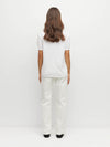 JHL Crew T (Fine Cotton Cashmere) White