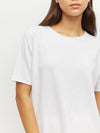 JHL Crew T (Fine Cotton Cashmere) White