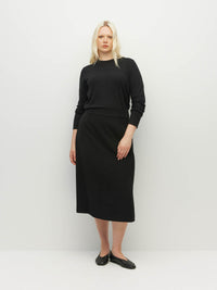 JHL L/S Luxe T (Luxe Cotton Cashmere) Black