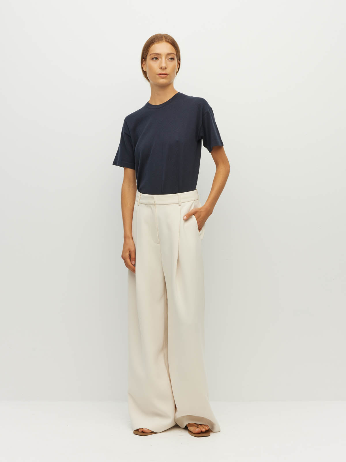 JHL Luxe T (Luxe Cotton Cashmere) Steel Blue