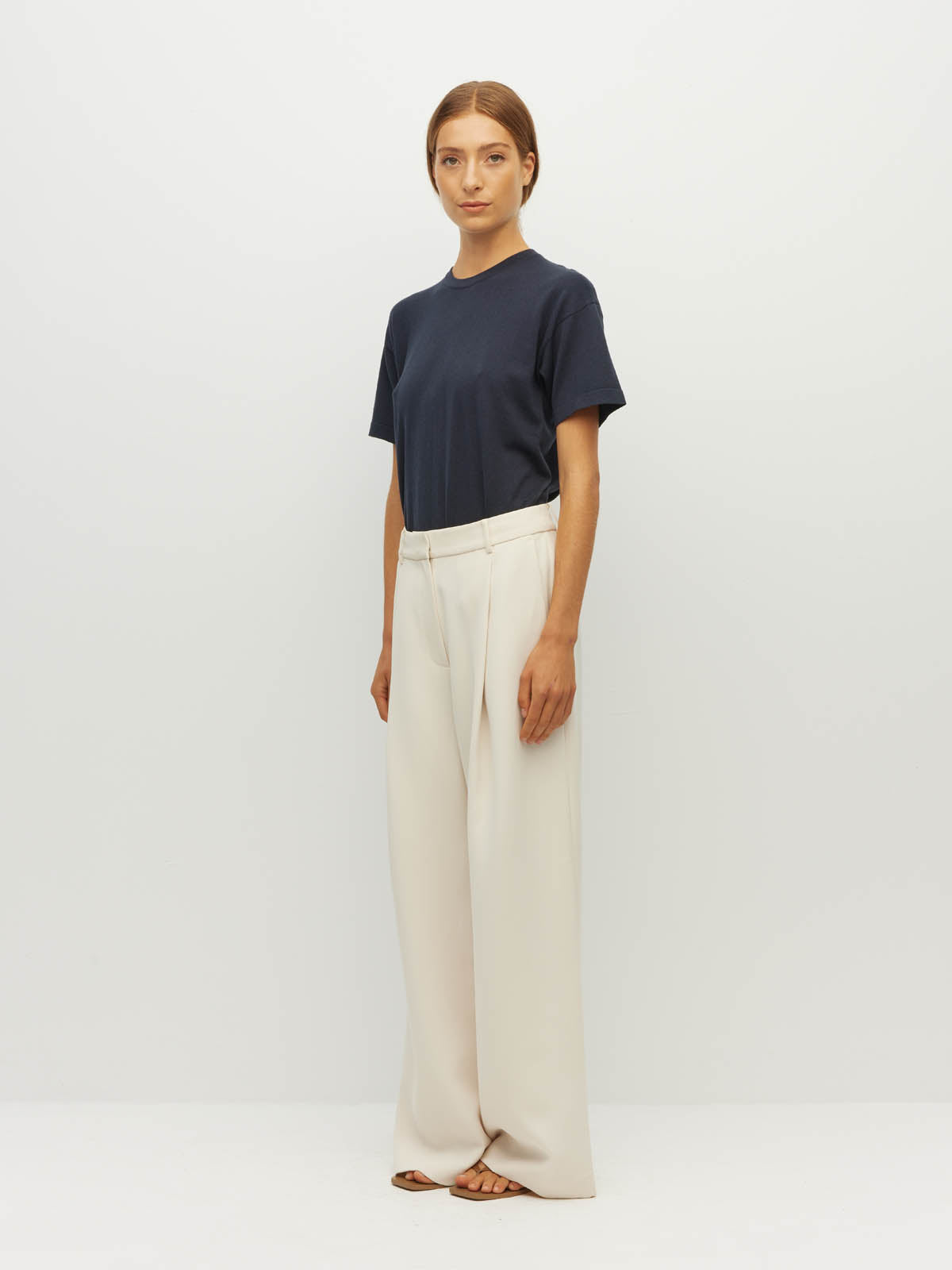 JHL Luxe T (Luxe Cotton Cashmere) Steel Blue