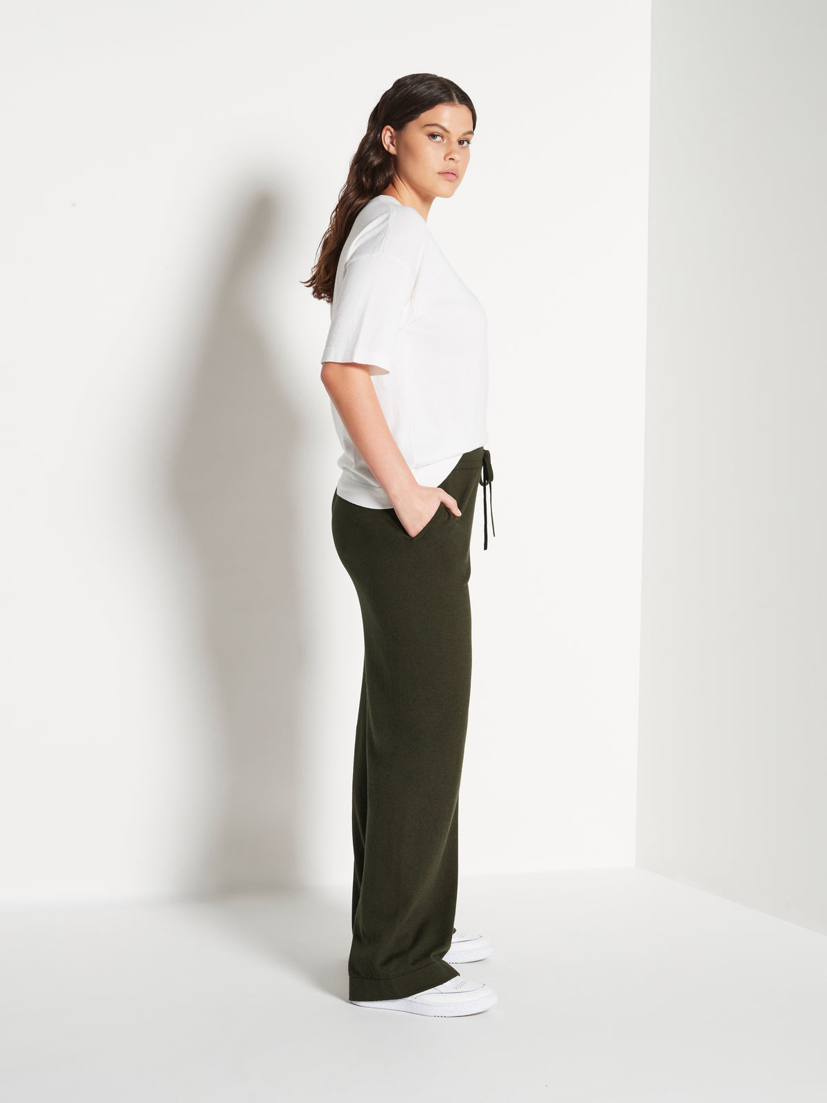 JHL Wide Trackpant (Cotton Cashmere) Spruce