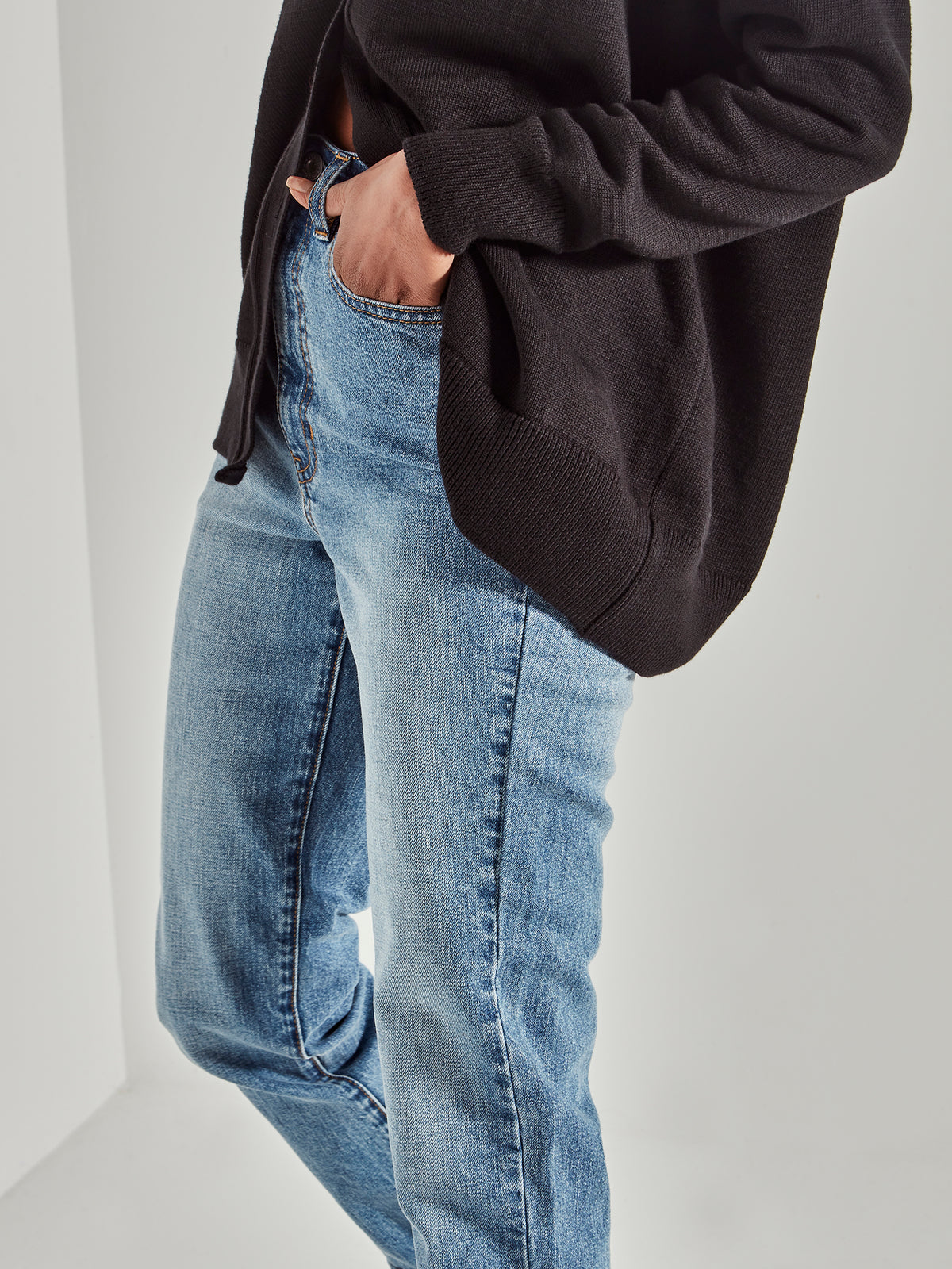 Straight Leg Jean (Denim) Vintage Blue