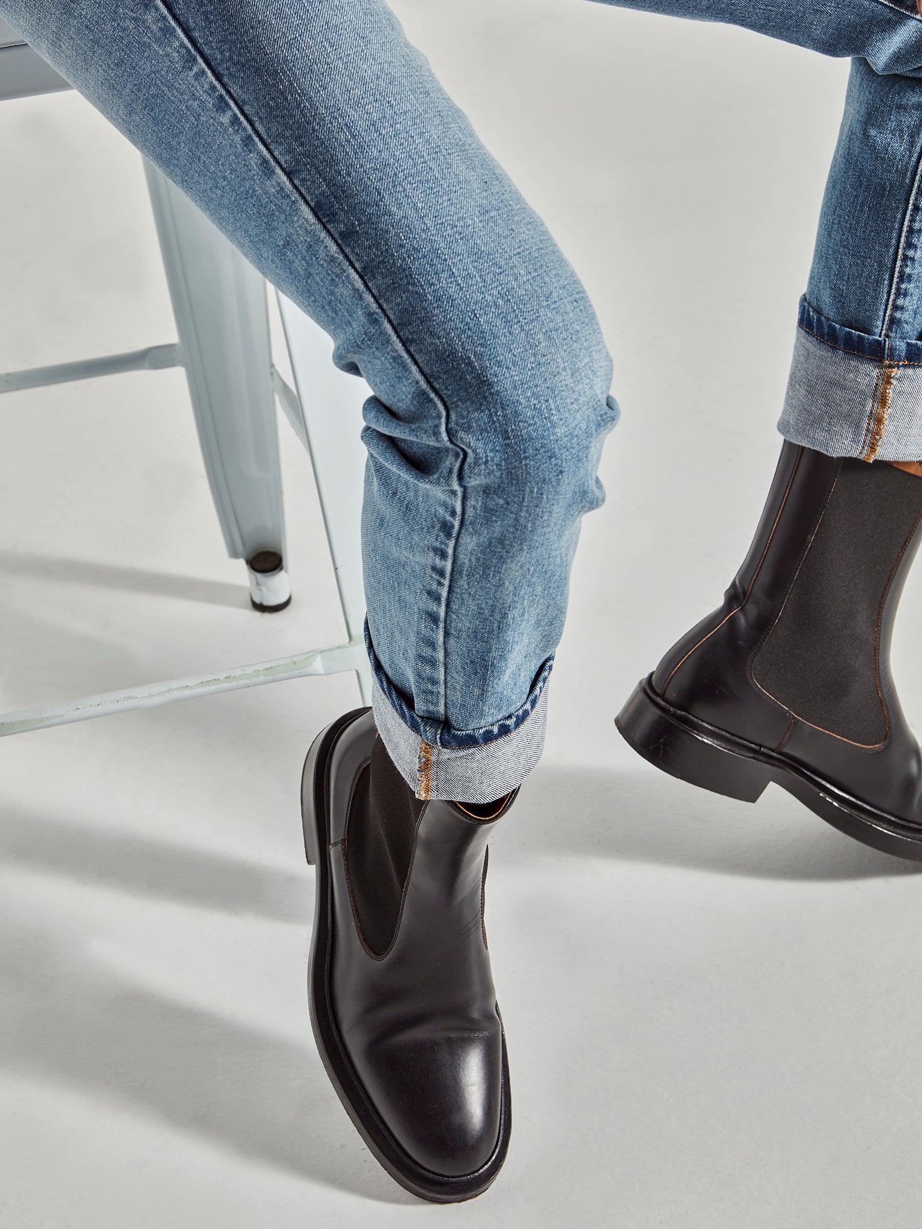 Straight Leg Jean Denim Vintage Blue Juliette Hogan