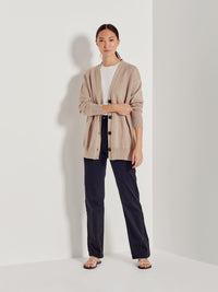 Marvin Cardi (Cotton Knit) Cashew