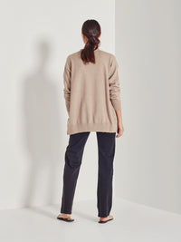 Marvin Cardi (Cotton Knit) Cashew
