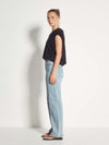 Relaxed Straight Leg Jean (Denim) Worn Blue