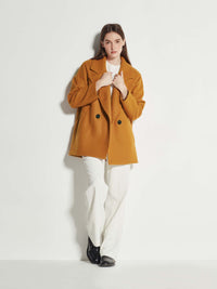 Cass Jacket (Cosy Coating) Mustard
