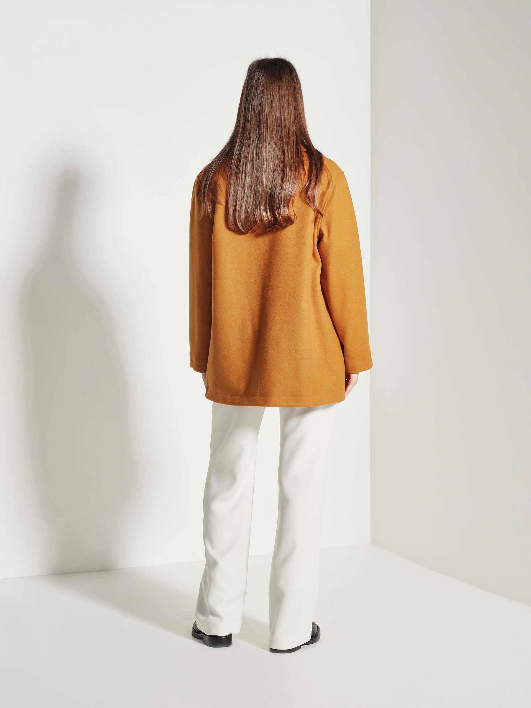 Cass Jacket (Cosy Coating) Mustard
