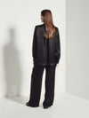 Alice Blouse (Dress Satin) Gloss Black