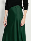 Elle Skirt (Luxe Satin) Emerald