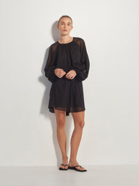 Olly Dress (Crinkle Chiffon) Black