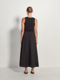 Tabitha Skirt (Crisp Cotton) Black