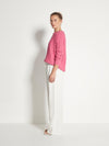 Cable Crew (Cotton Knit) Hot Pink
