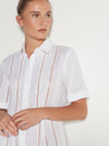 Delphi Dress (Lattice Broderie) White Emb