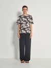 Micky T (Luxe Cotton) Mono Floral