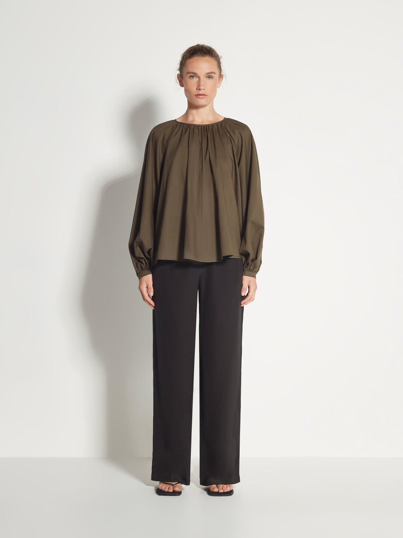 Ophelia Top (Liberty Lawn) Khaki