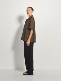 Rue Shirt (Liberty Lawn) Khaki