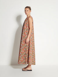 Astrid Dress (Pop Floral Cotton) Brights