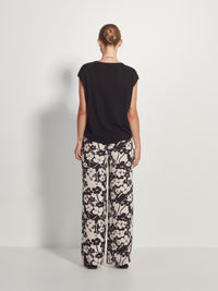 Loli Pant (Sakura Silk) Mono Floral