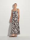 Mei Dress (Sakura Silk) Mono Floral