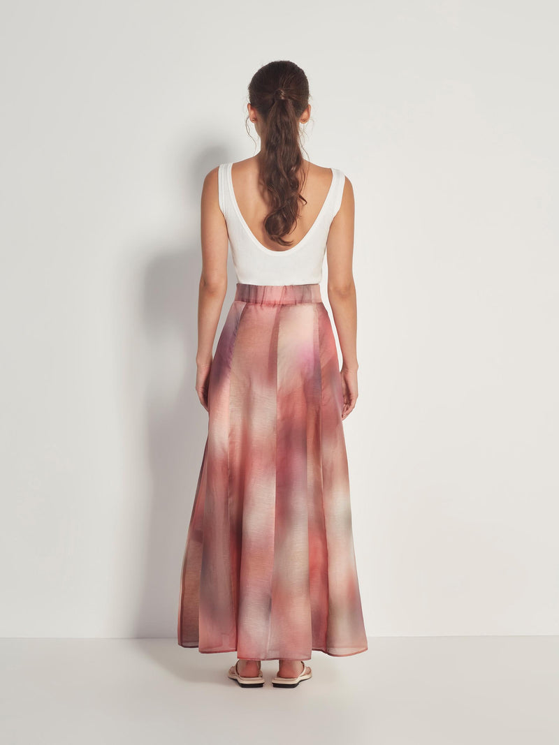 Rhodes Skirt (Komorebi Linen Silk Organza) Halo