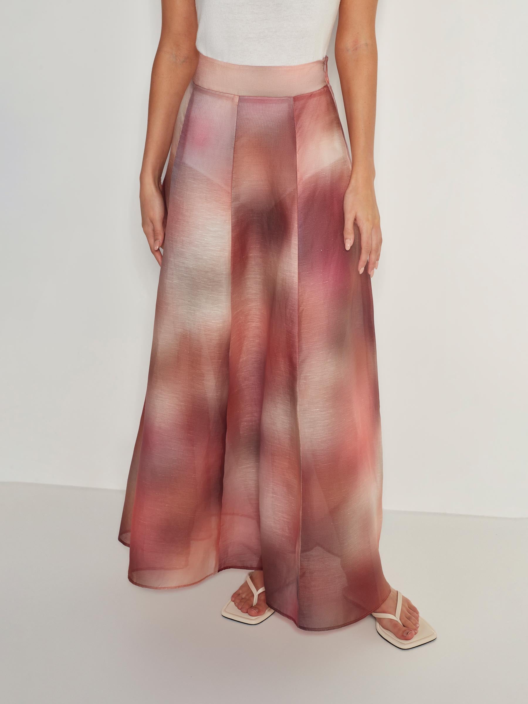 Rhodes Skirt (Komorebi Linen Silk Organza) Halo