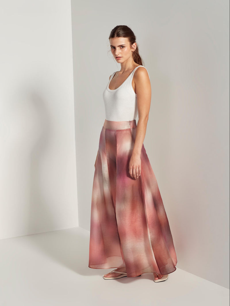 Rhodes Skirt (Komorebi Linen Silk Organza) Halo