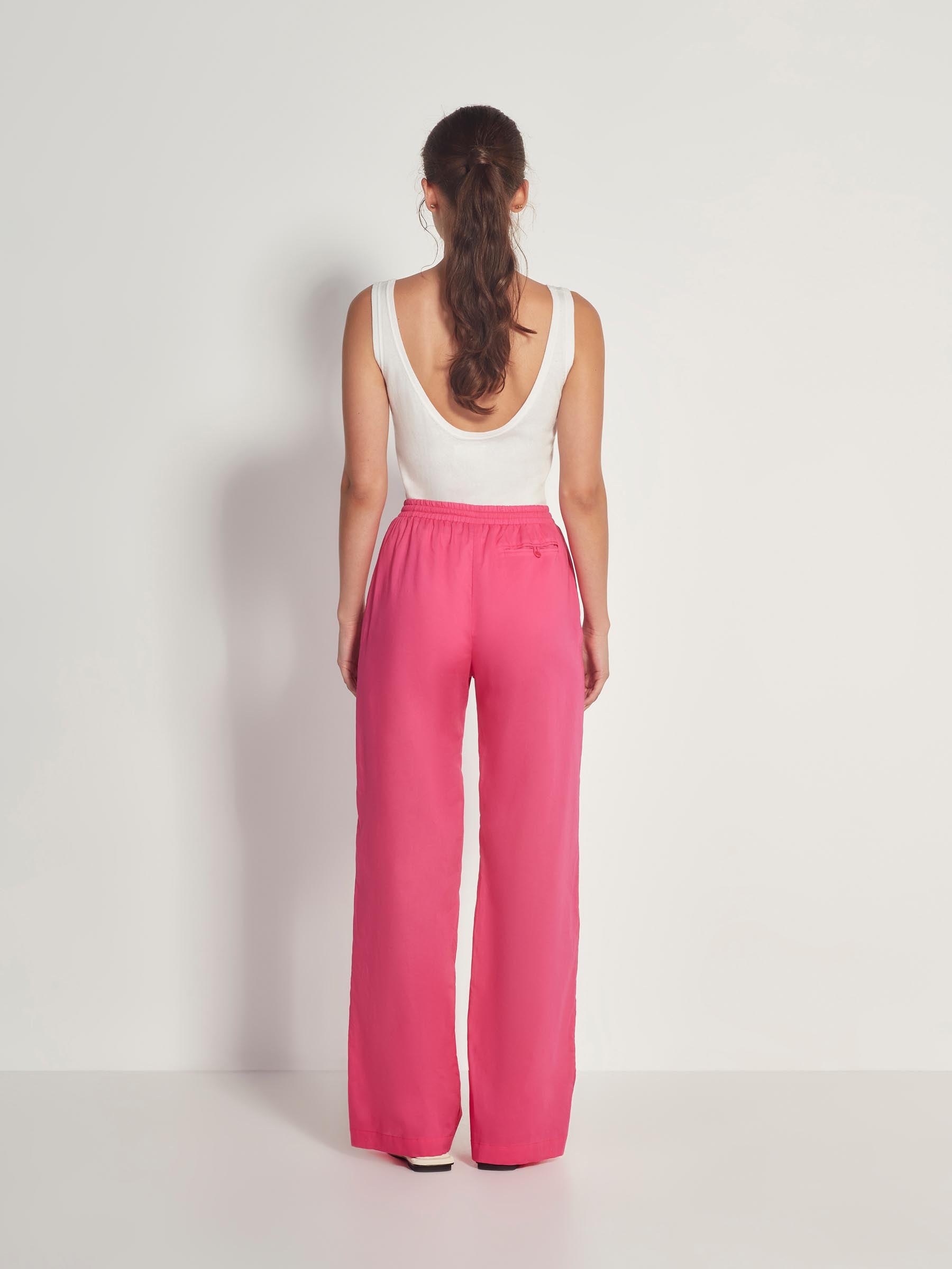 Polly Pant (Summer Cotton) Hot Pink