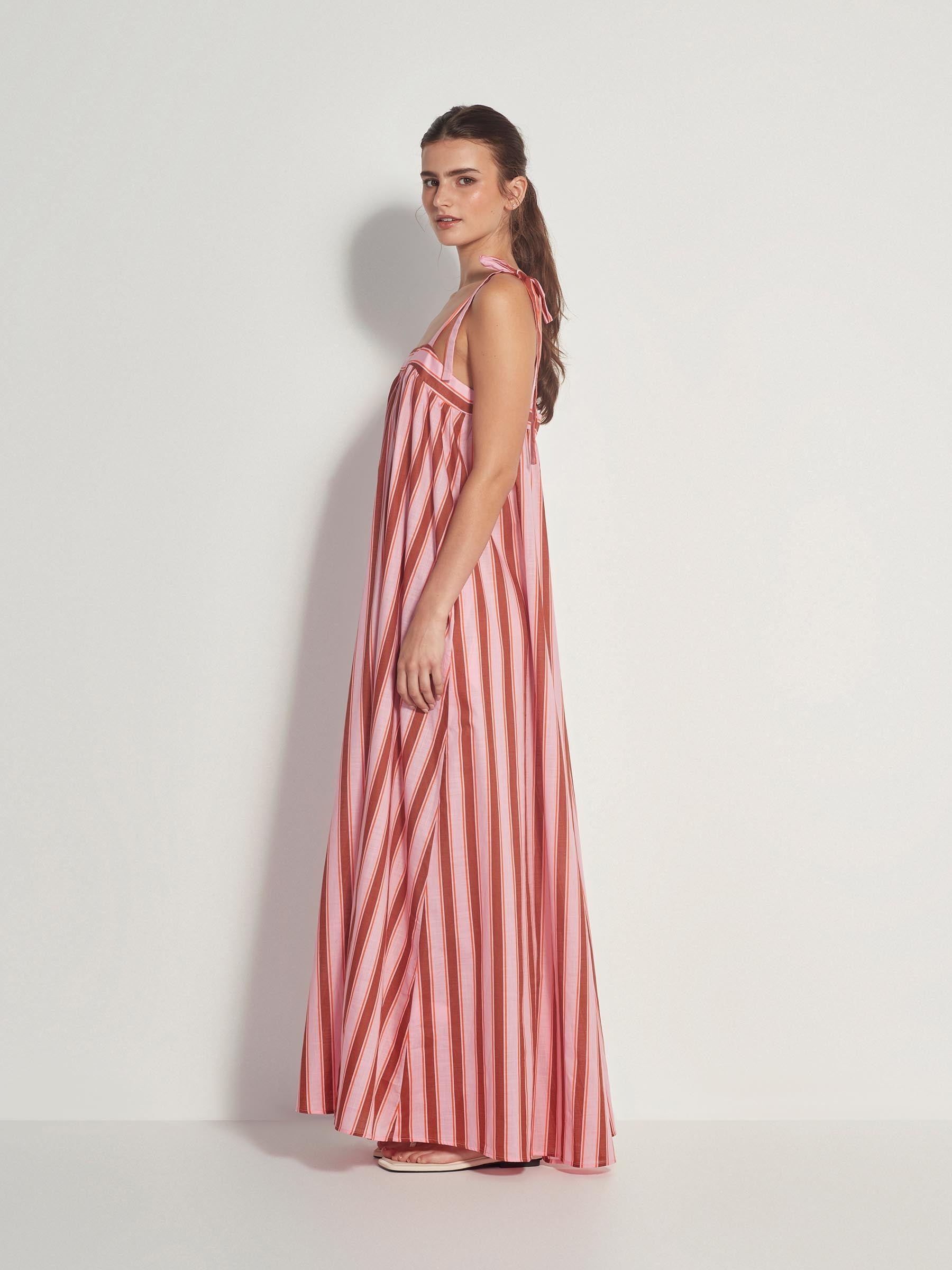 Emmeline Dress (Sundae Stripe) Jelly Tip