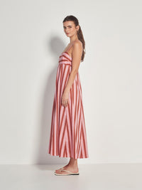 Liza Dress (Sundae Stripe) Jelly Tip