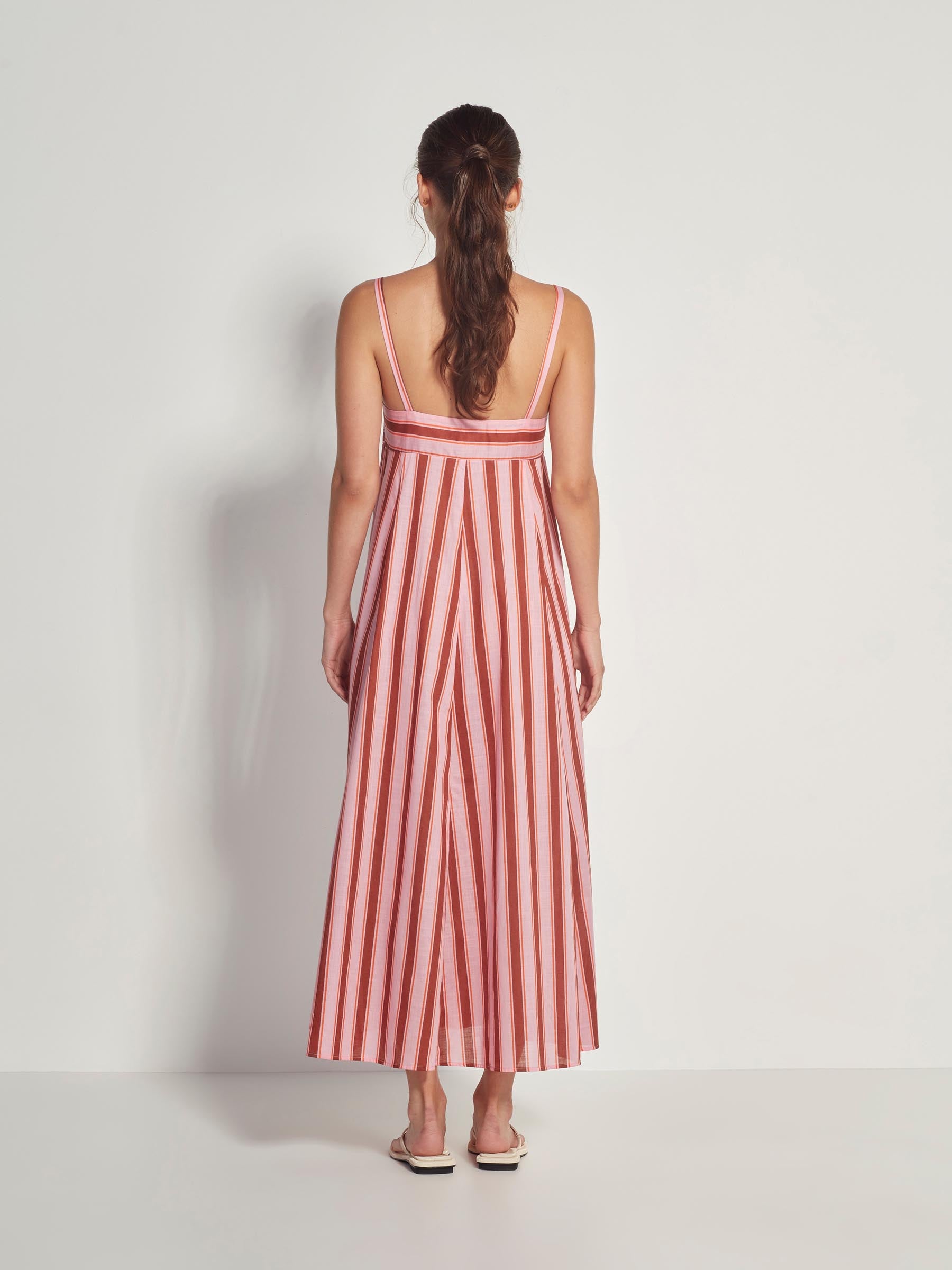 Liza Dress (Sundae Stripe) Jelly Tip