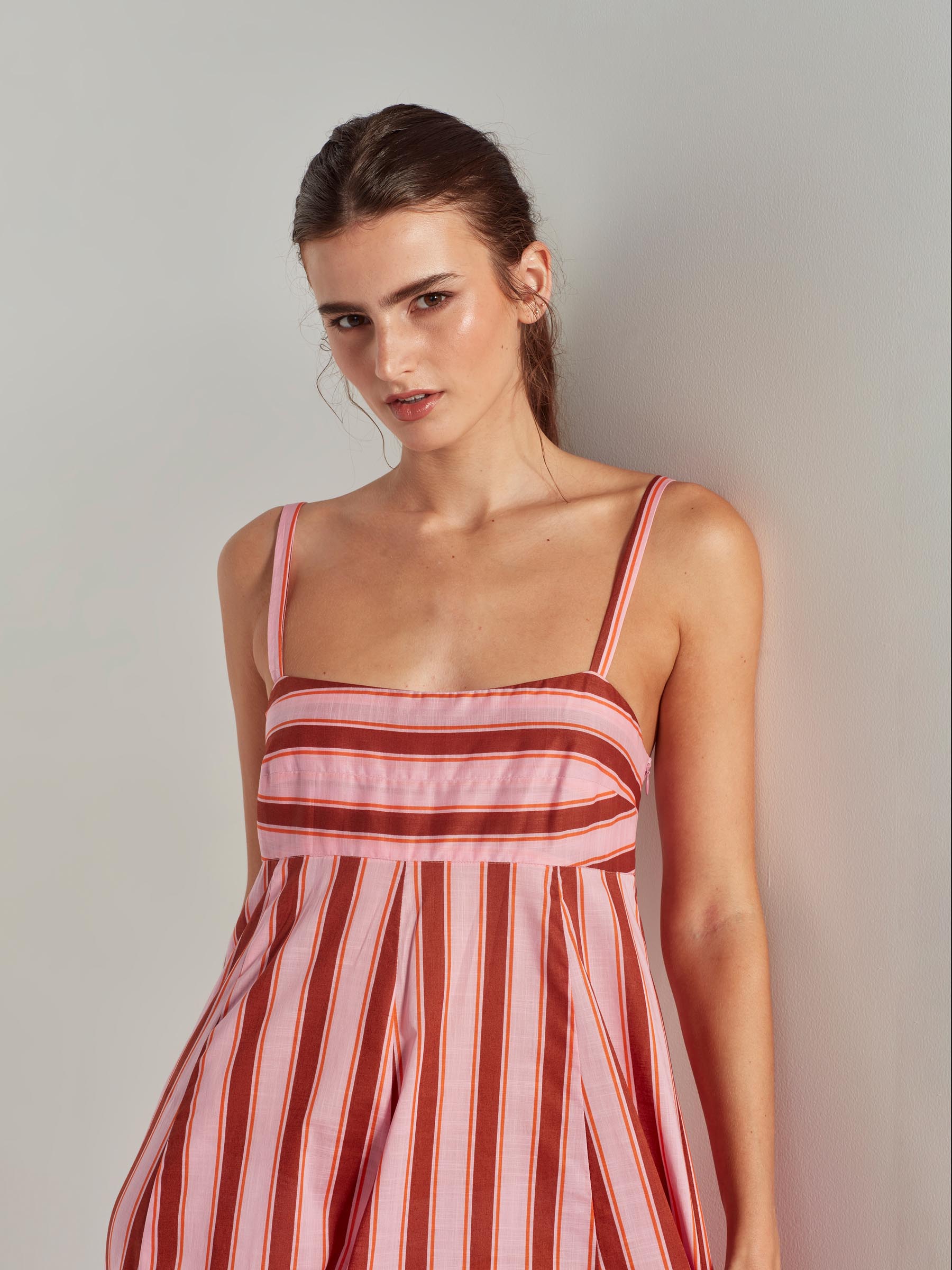 Liza Dress (Sundae Stripe) Jelly Tip