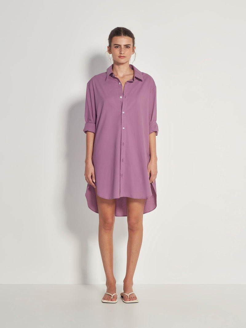 Resort Shirt (Washed Cotton) Soft Purple