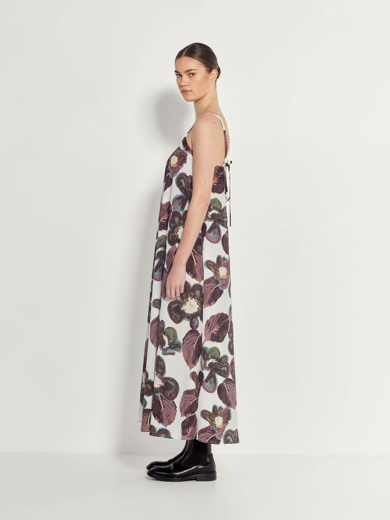 Adaline Dress (Anthurium Silk) Dream
