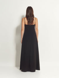 Dua Dress (Crepe Suiting) Black