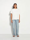 Relaxed T (Heavy Cotton Knit) White