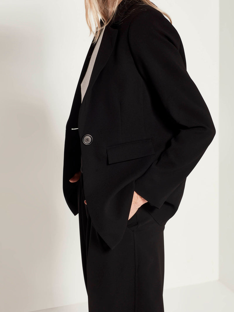 Owen Jacket (Luxe Suiting) Black