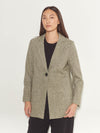 Wednesday Coat (Classic Tweed) Green Speckle